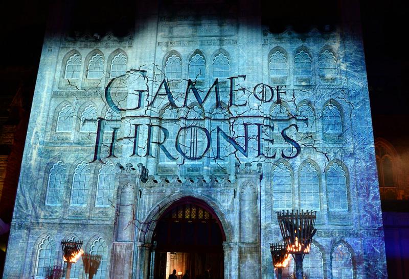 An exterior view of the Guildhall where the Season 4 premiere of 'Game of Thrones' was held on March 25, 2014 in London, England.