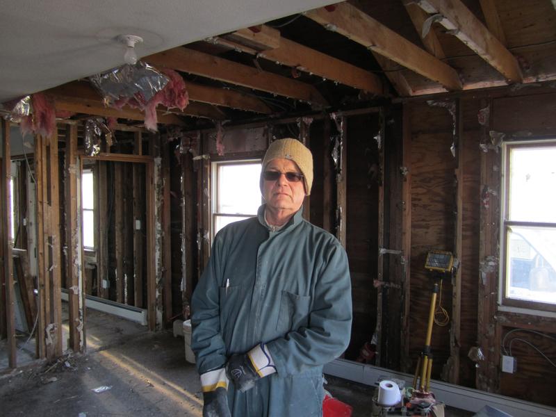 Russell Gordon, a homeowner in Oakwood Beach, Staten Island, who is eager to take advantage of Governor Cuomo's Sandy buy-out plan