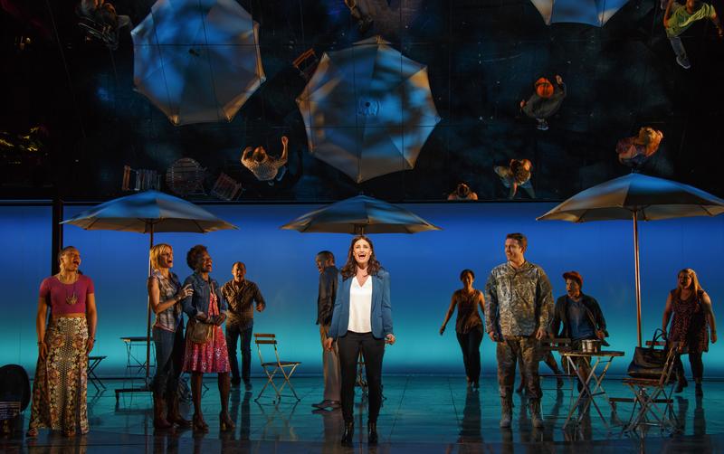 Idina Menzel and the cast of "If/Then"