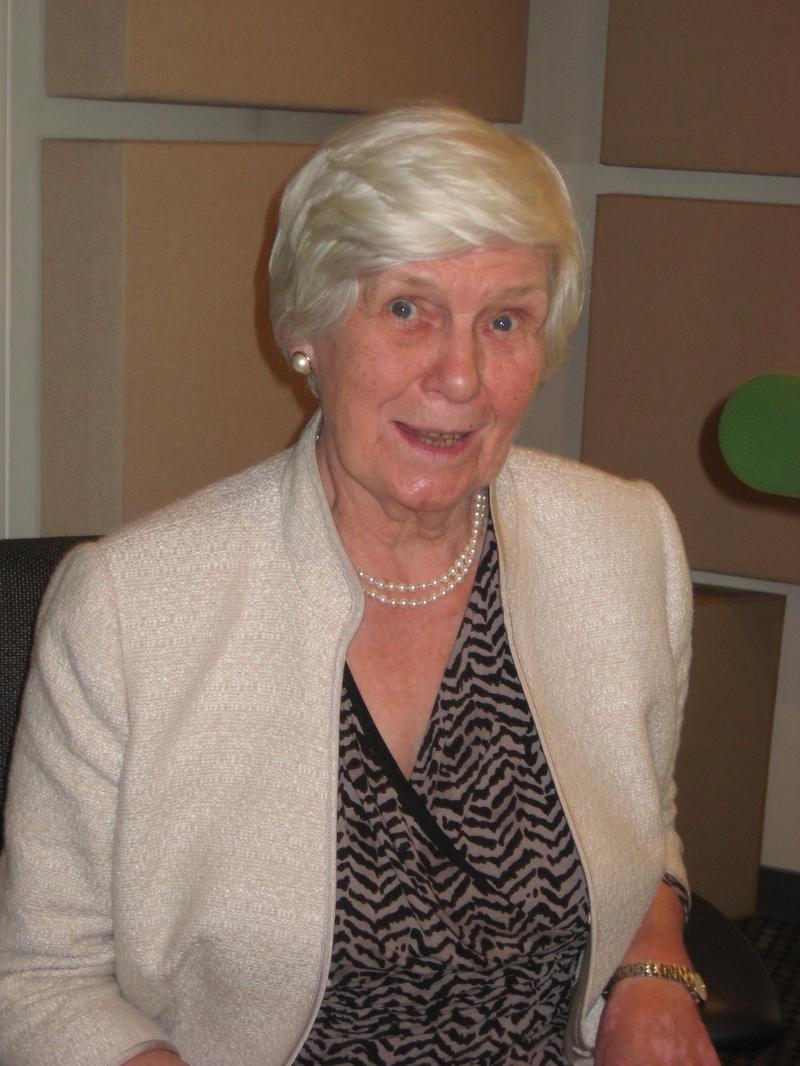Novelist Jane Gardam in the WNYC studios
