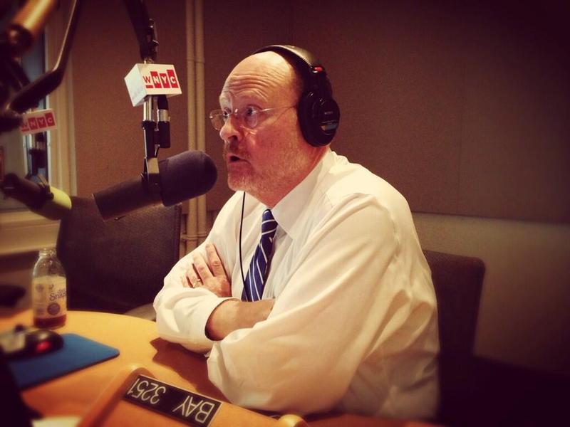 Republican candidate for mayor Joe Lhota in the WNYC studios.