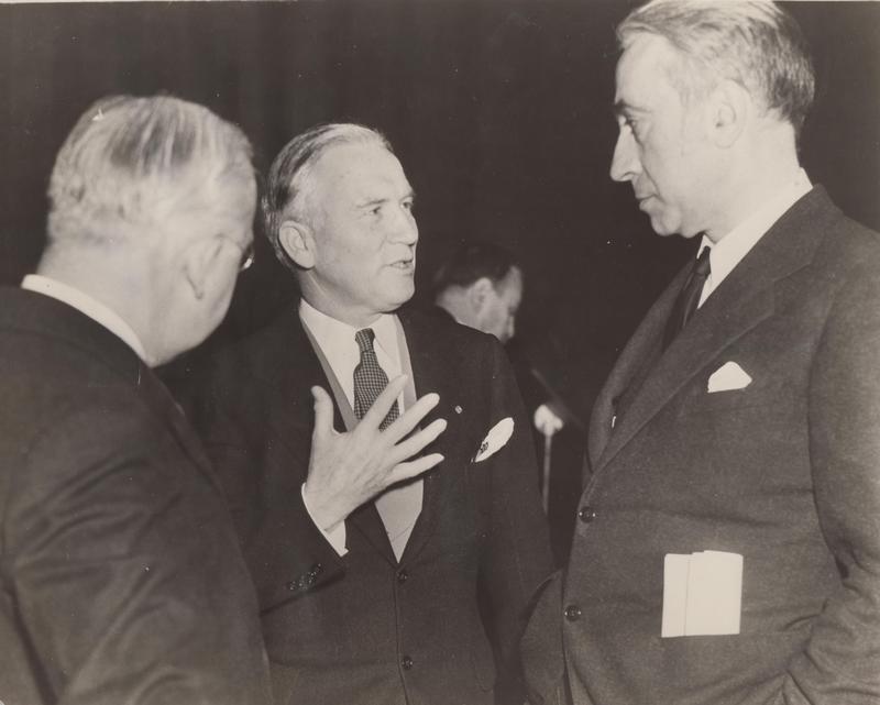 Edward Johnson (c) General Manager of the Met Opera Association in 1936
