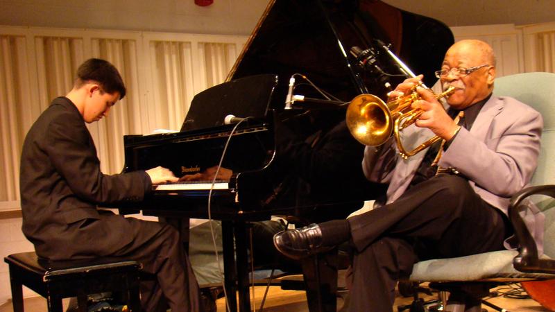 Justin Kauflin and Clark Terry in "Keep on Keepin' On."