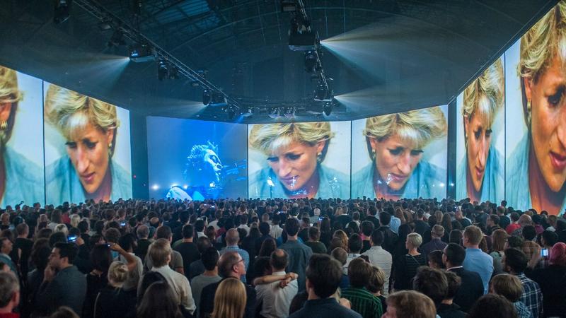 'Massive Attack V Adam Curtis' performed at Park Avenue Armory in New York