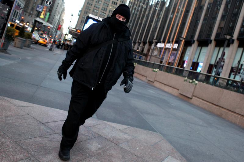 New Yorkers bundled up as a polar vortex descended on the city January 7, 2014, creating frigid temperatures.