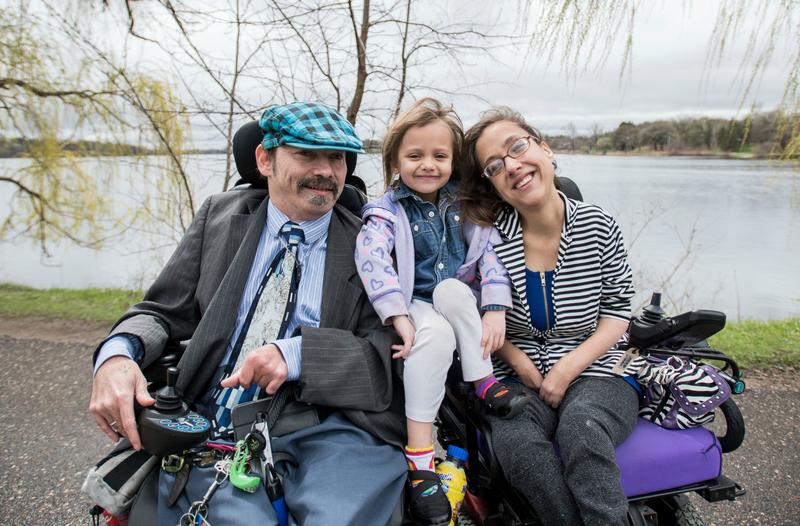 Darrell Paulsen, Nikki Villavicencio and their daughter, Alley