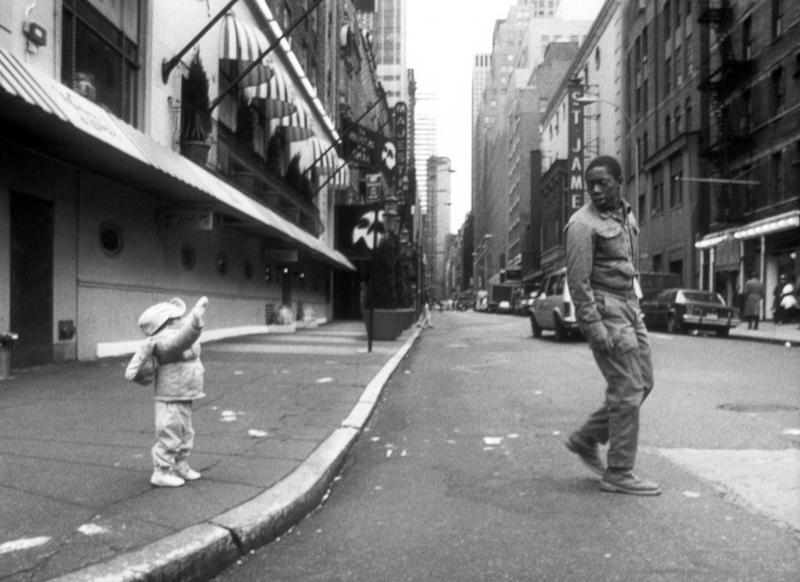 Nicole Alysia and Charles Lane in Charles Lane's "Sidewalk Stories" (1989).