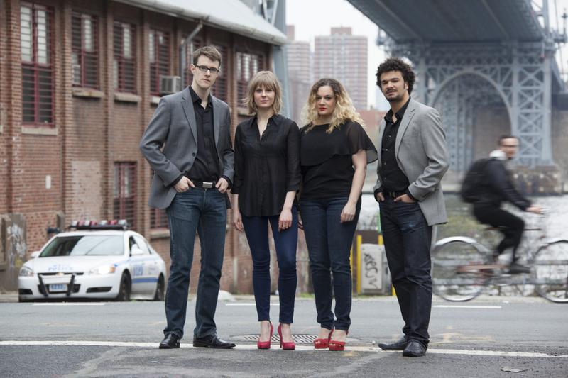 New York-based PUBLIQuartet often pairs classical and contemporary works with jazz, world, and electro-acoustic music.