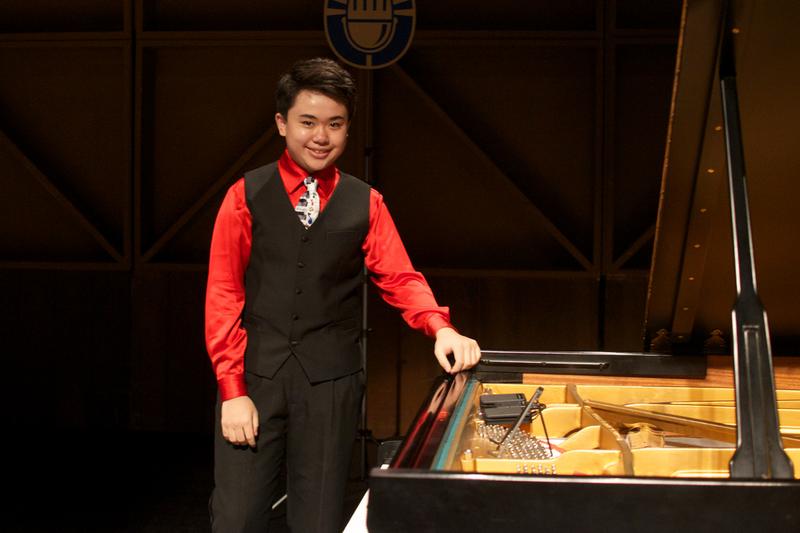 Pianist Patrick Pan, age 15 from Houston.