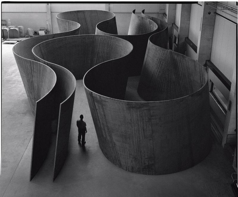 Richard Serra. Inside Out, 2013. Weatherproof steel. 13 ft. 2 in. x 81 ft. 10 in. x 40 ft. 2 in. / 4.01 x 24.94 x 12.26 m