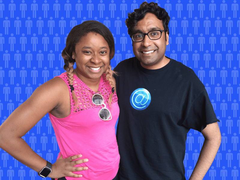 Phoebe Robinson and Hari Kondabolu on the Sooo Many White Guys podcast