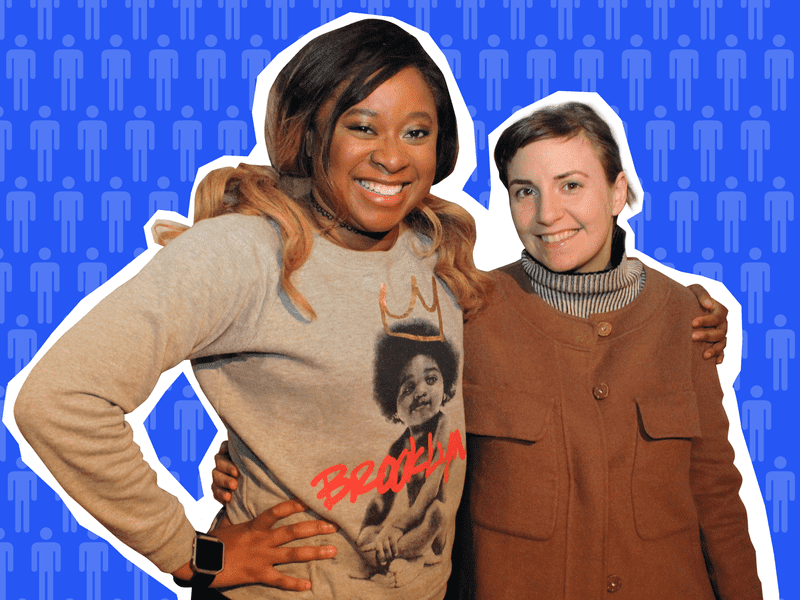 Actress Lena Dunham on Sooo Many White Guys