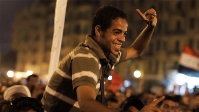 Egyptian activist Ahmed Hassan in Jehane Noujaim’s documentary "The Square."