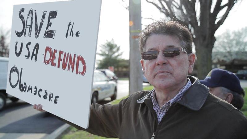 Tea Party member John, 2012. From the documentary "Town Hall," directed by Sierra Pettengill and Jamila Wignot