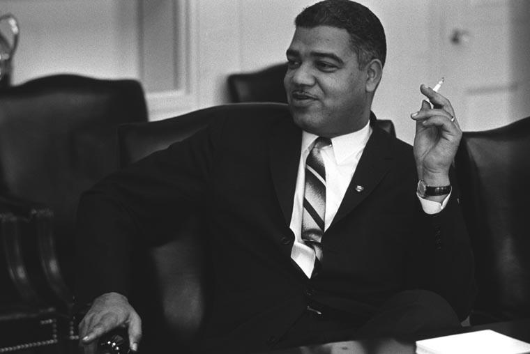 Whitney Young at the White House, January 18, 1964.