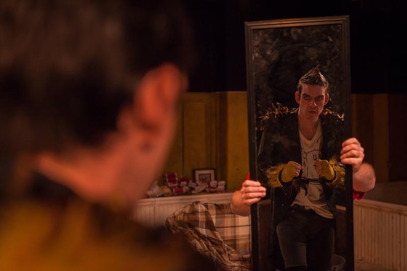 Bobby Moreno in "Year of the Rooster" at the Ensemble Studio Theater through February 1, 2014.