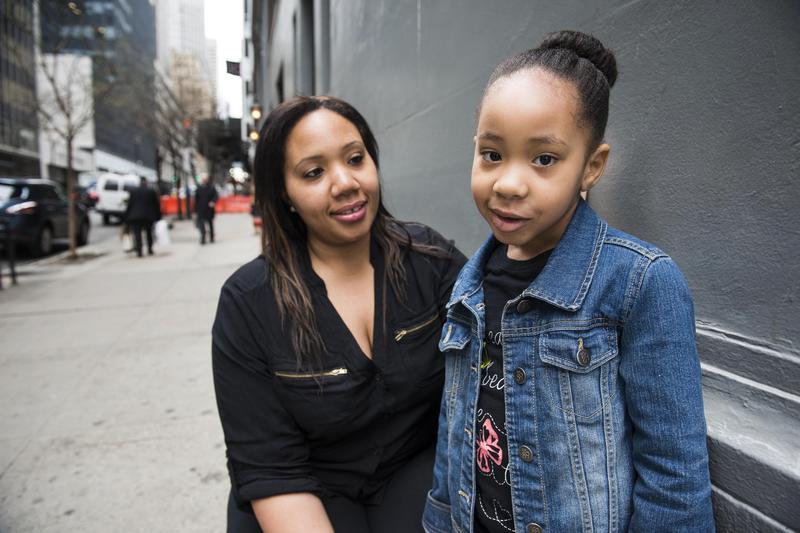 Zaimah Abdul-Majeed (left) and her daughter Zoe, 5. Abdul-Majeed has sued two landlords because of elevated levels of lead found in Zoe's blood.