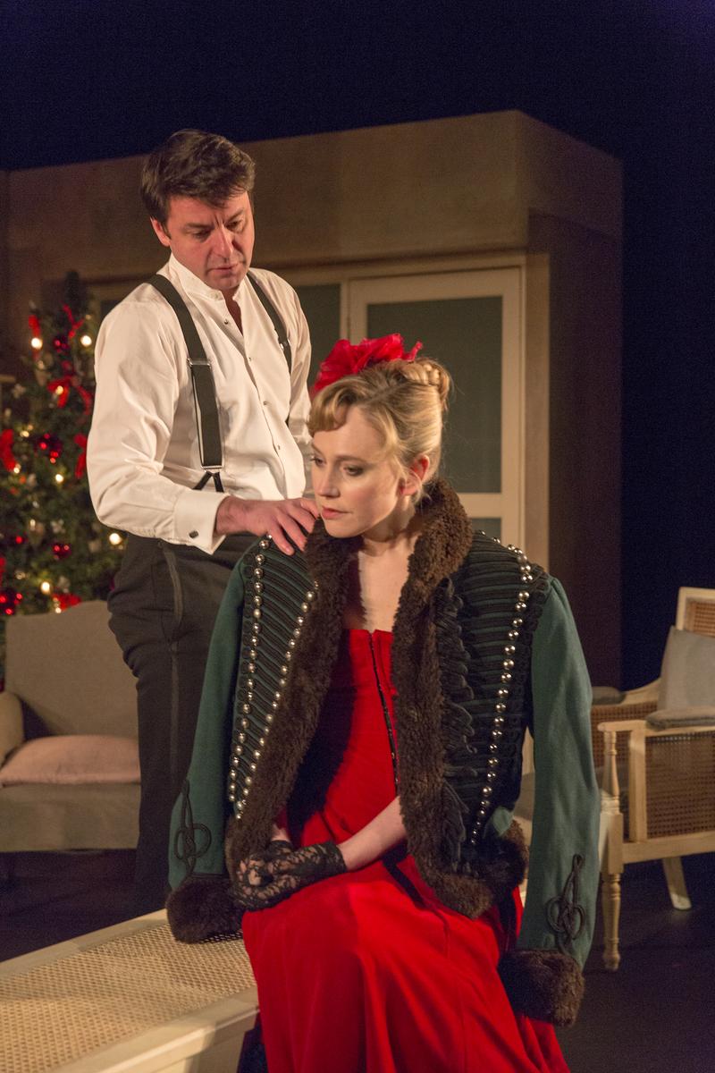 Dominic Rowan and Hattie Morahan in "A Doll's House" at BAM