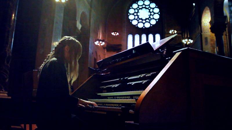 Anna Von Hausswolff performs a gigantic pipe organ at Christ Church in New York City.