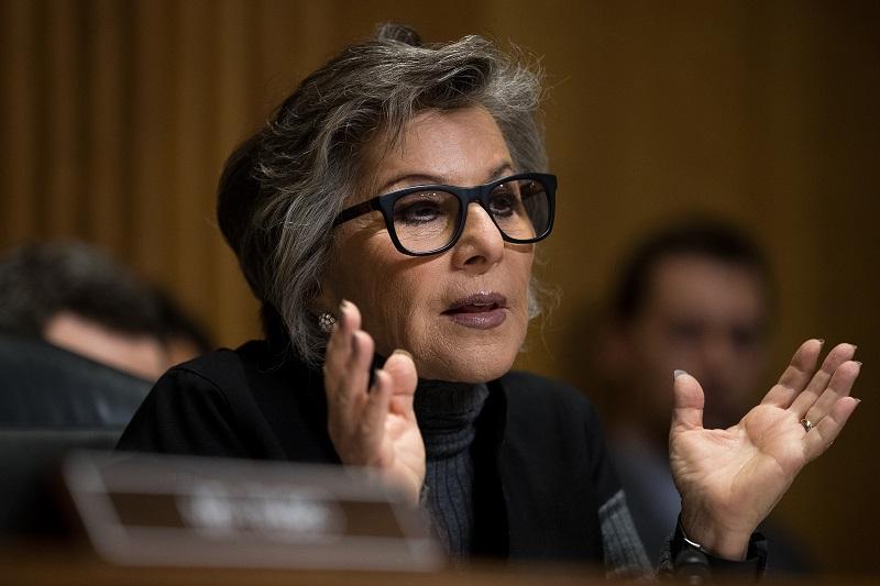 Committee ranking member Sen. Barbara Boxer (D-CA) questions witnesses during a Senate Foreign Relations Committee hearing concerning cartels and the U.S. heroin epidemic, on Capitol Hill, May 2016.