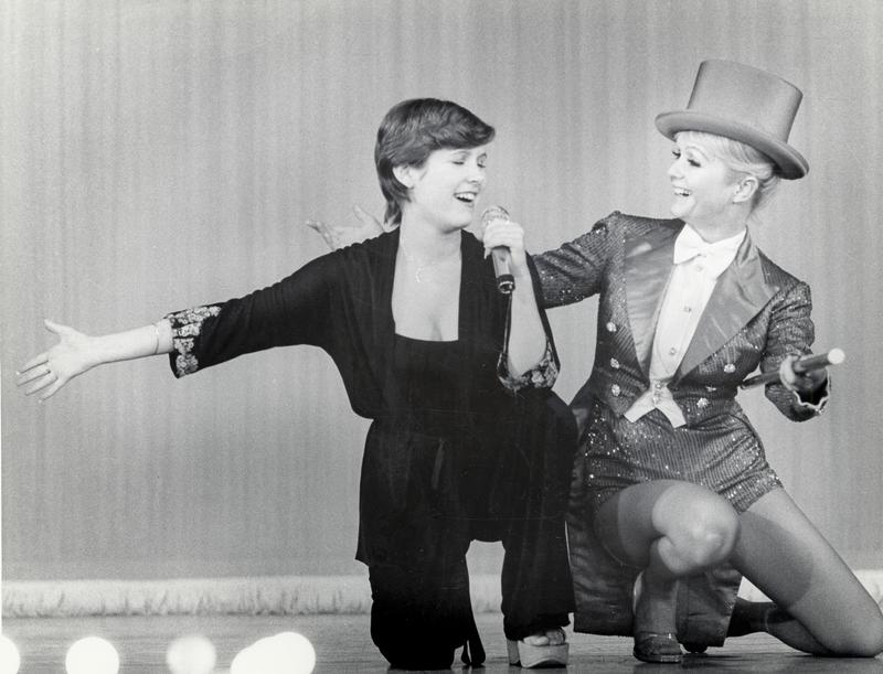 Carrie Fisher and her mother, Debbie Reynolds