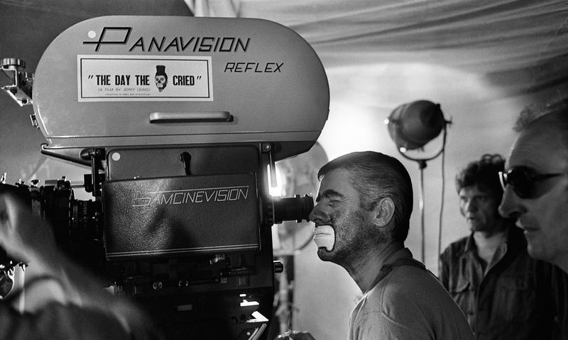 Jerry Lewis on the set of “The Day the Clown Cried,” the 1972 film he recently donated to The Library of Congress