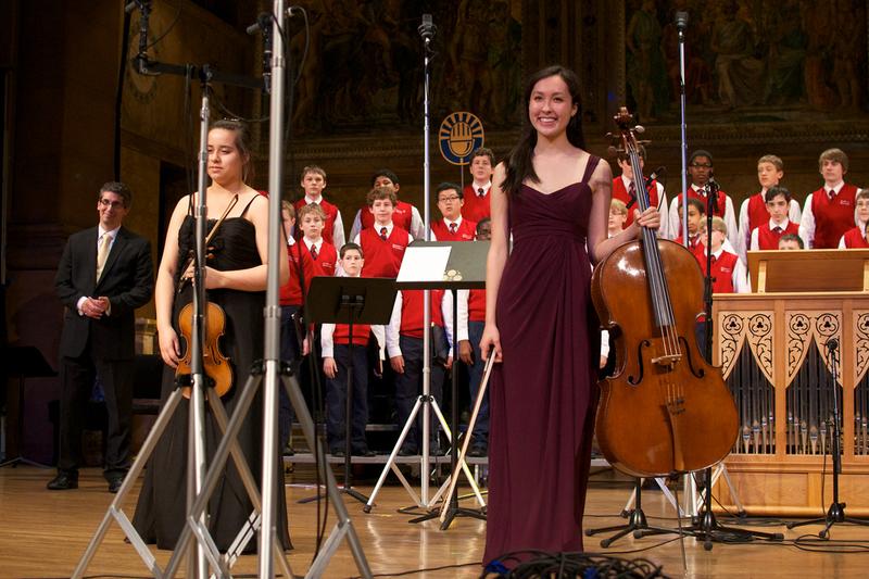 Gallia Kastner, Julia Rosenbaum, Fernando Malvar-Ruiz and The American Boychoir.