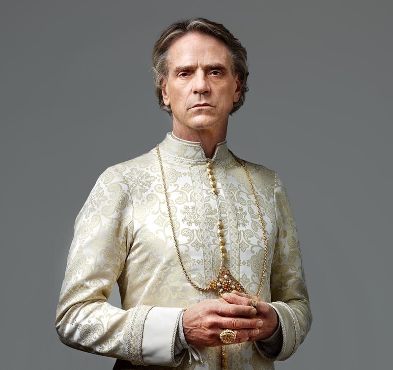 Jeremy Irons as Rodrigo Borgia from <em>The Borgias</em>