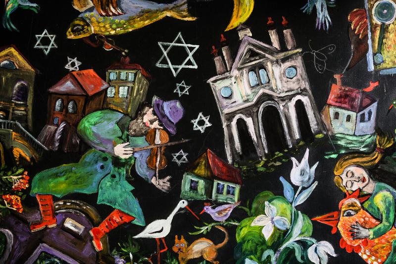 "Shalom on Szeroka street" from the Jewish Culture Festival in Krakow, Poland.