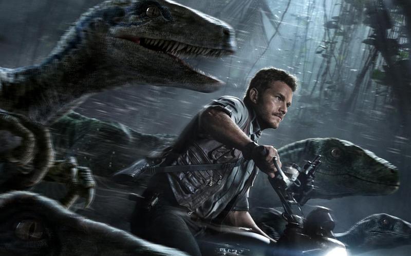Jurassic World poster (detail)