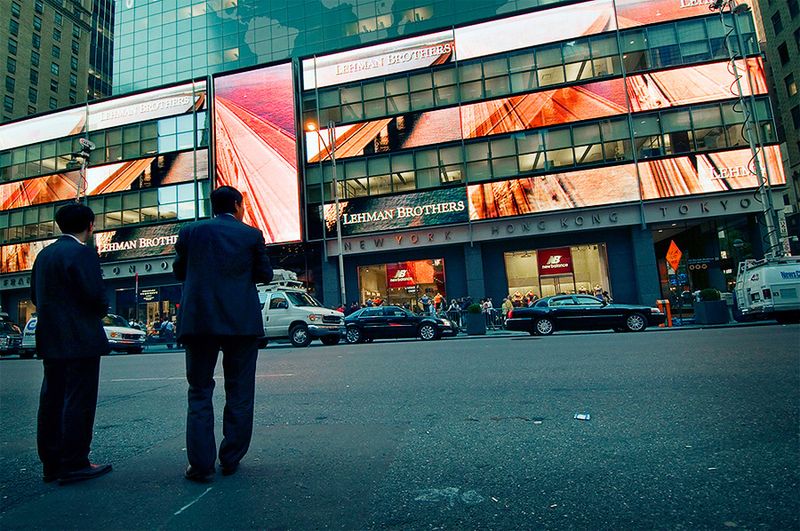 Lehman Brothers at Close of Business, Sept. 15 2008