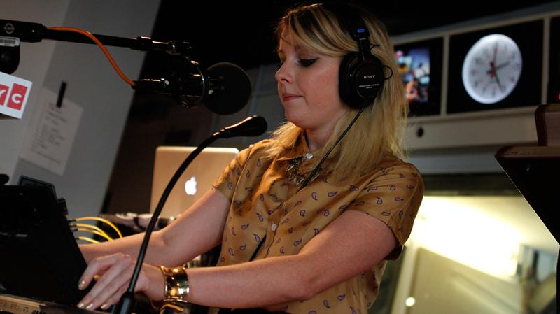 Little Boots performs in the Soundcheck studio.