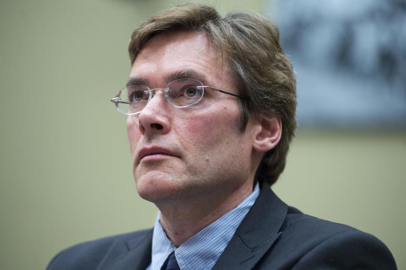 MARCH 15: Marc Edwards, professor of Environmental and Water Resources Engineering at Virginia Tech, testifies during a House Oversight and Government Reform Committee hearing in Rayburn Building on t