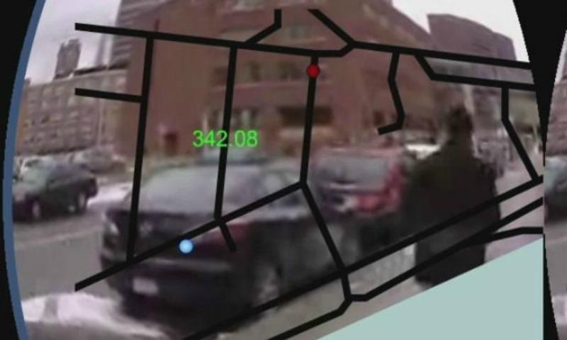 A screenshot from <i>Case and Molly</i>, a computer game inspired by William Gibson's <i>Neuromancer</i>