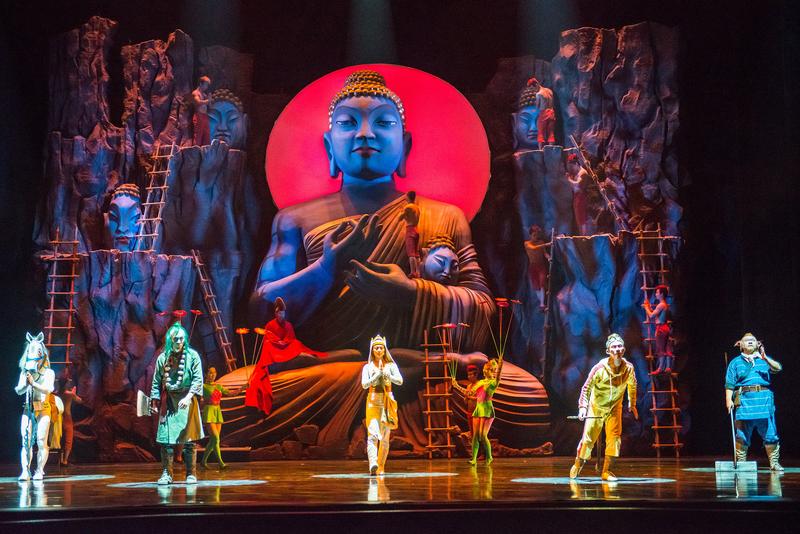 A scene from the Lincoln Center Festival presentation of <em>Monkey: Journey to the West</em>.