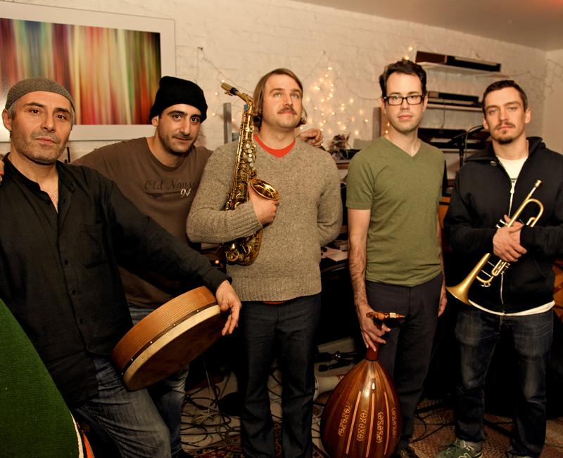 Nashaz. L to R are George Mel, Apostolos Sideris, Nathan Herrera, Brian Prunka, Kenny Warren