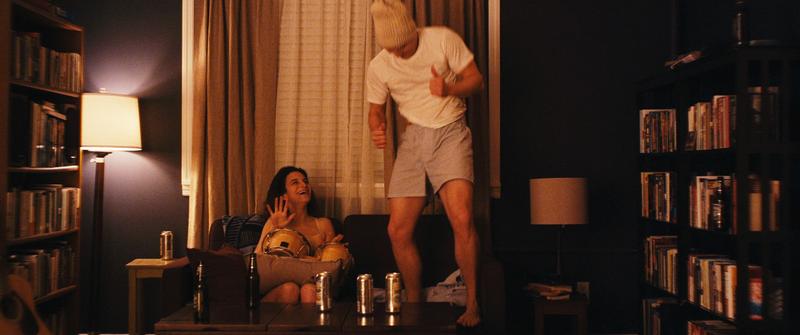 Jenny Slate and Jake Lacy in the film "Obvious Child."