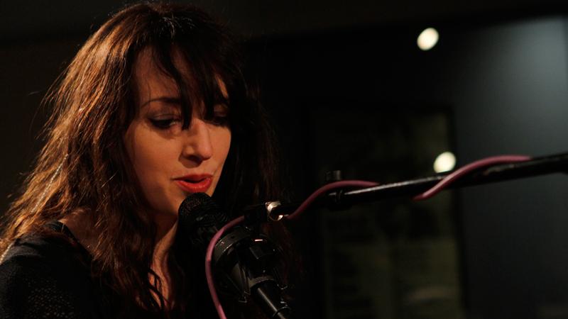 Rachel Zeffira performs in the Soundcheck studio.