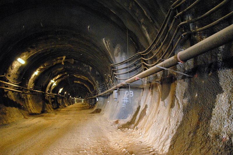 A view of the Tyson's Corner, Va. Metro tunnel. The tunnel will eventually connect two of four Metro stations being built in Tyson’s Corner as part of the rail to Dulles International Airport project.