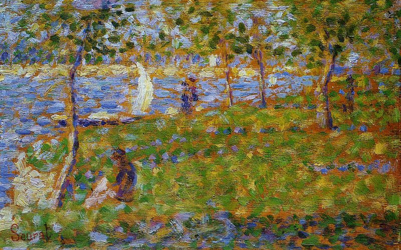 "Sailboat" by Georges Seurat