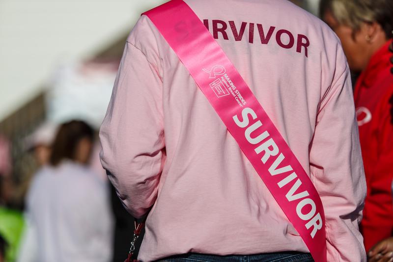 Participant of Making Strides Against Breast Cancer is charity event that honor survivors in Ocean City, MD. October 20, 2012.