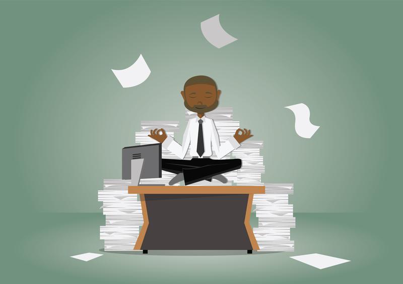 Stop freaking out about that pile of papers, and chill!