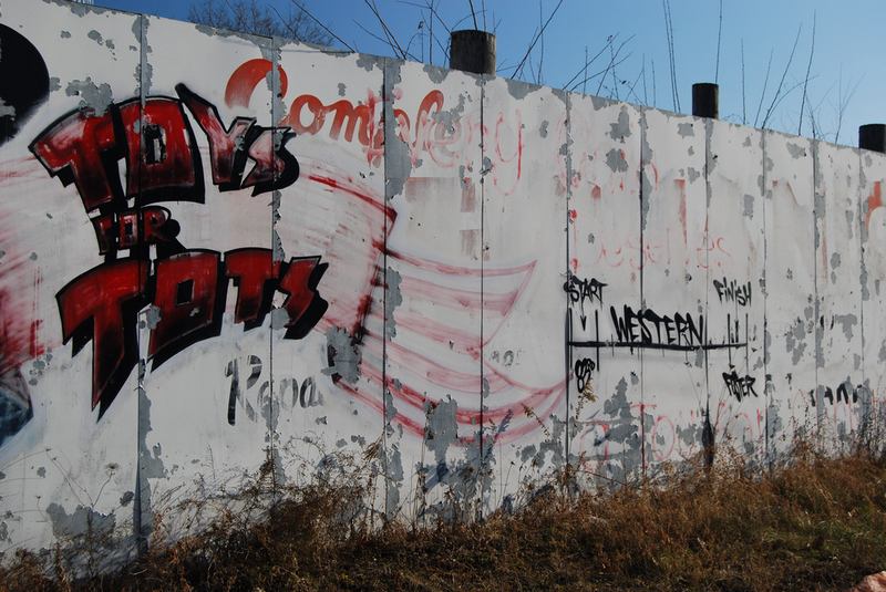 Graffiti on a wall on the South side of Chicago