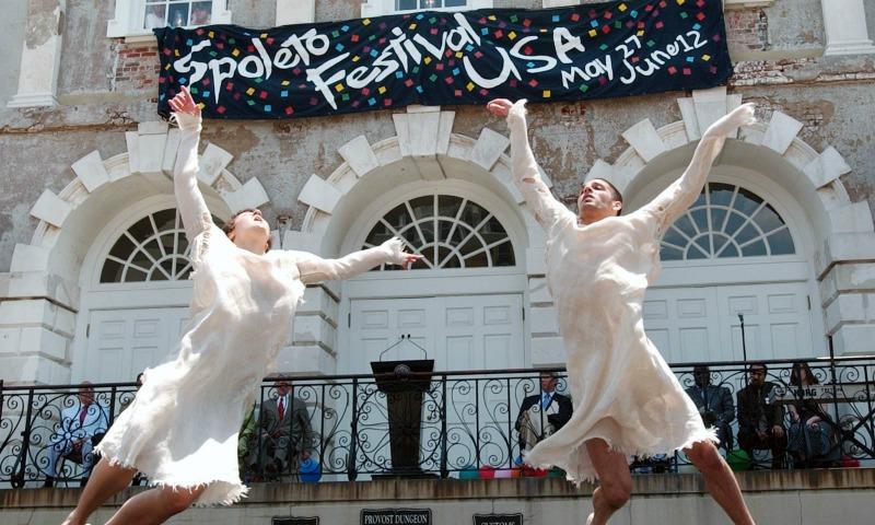 The 2005 opening ceremony of the Spoleto Festival in Charleston, South Carolina