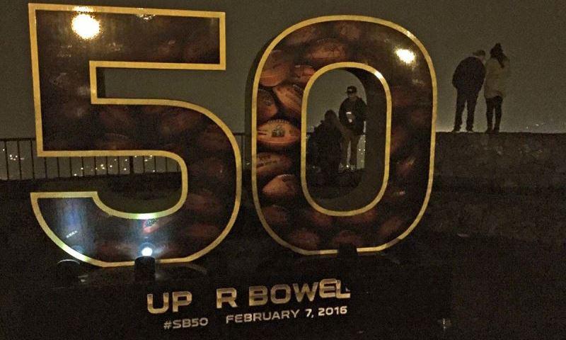 San Franciscans have had some fun with the Super Bowl 50 sculpture at Twin Peaks