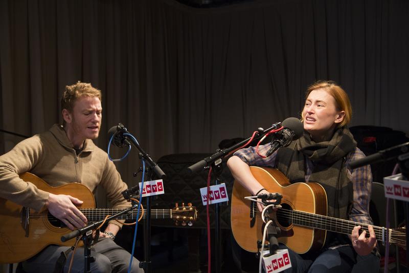 Teddy and Kami Thompson at WNYC