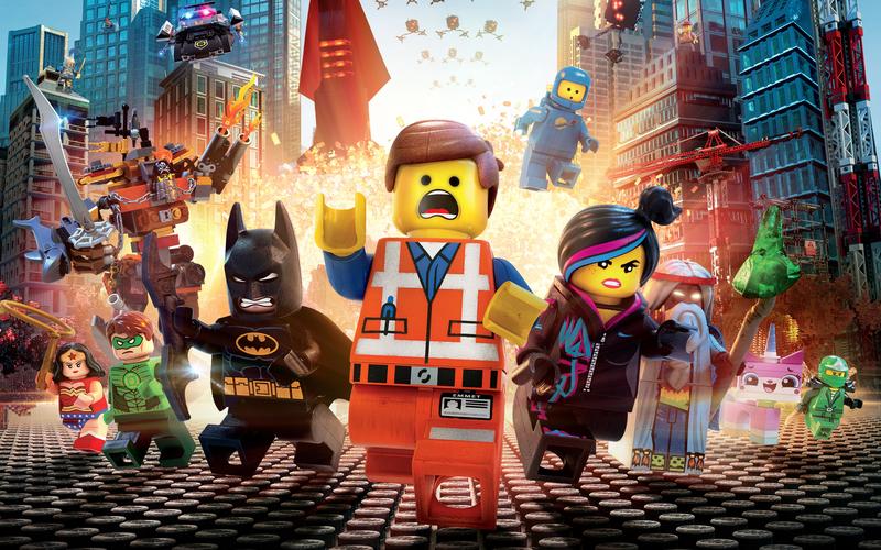The "Lego Movie" features the voice talents of Chris Pratt, Will Ferrell, Liam Neeson, Elizabeth Banks and many others.