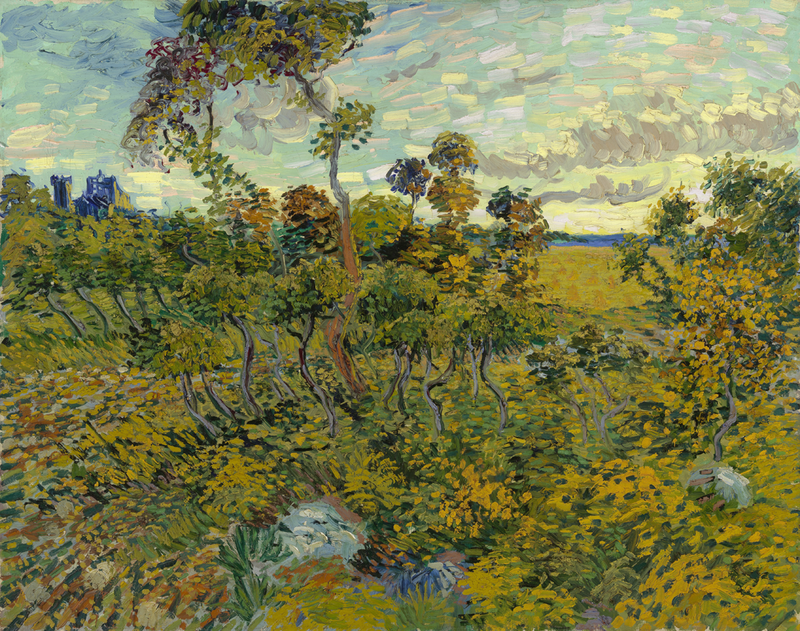 Vincent van Gogh, <em>Sunset at Montmajour</em>, 1888