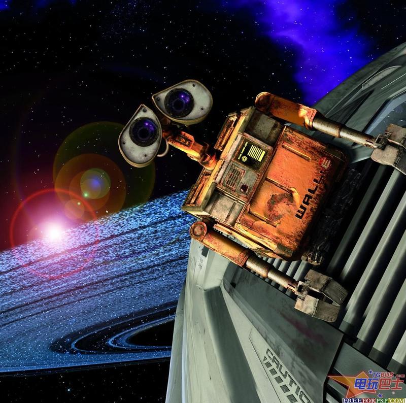 WALL-E blasts off into space in search of EVE (Extra-terrestrial Vegetation Evaluator), the robot of his dreams.