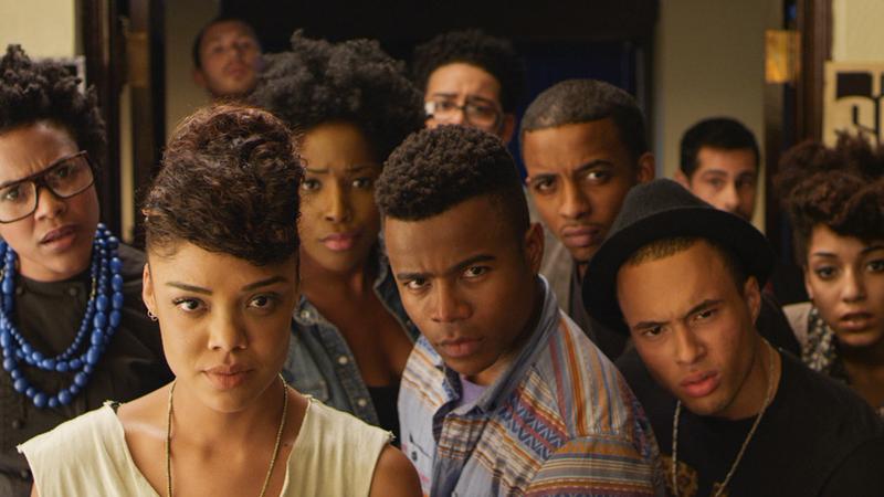 "Dear White People" a film by Justin Simien, deals with questions of identity surrounding a group of black students at an Ivy League college.